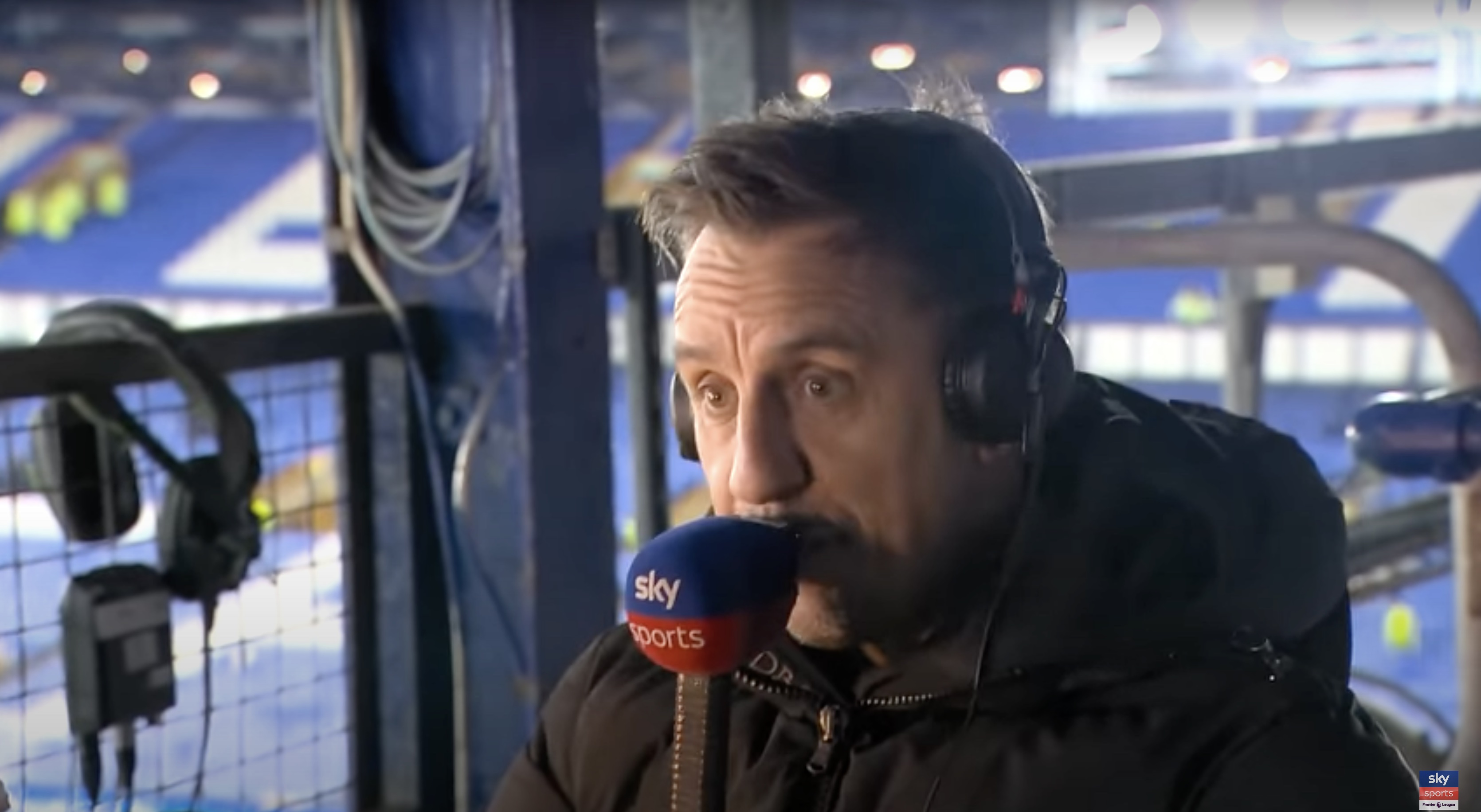 Gary Neville hails Arsenal star as best midfielder “in his position” ahead of north London derby