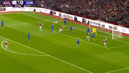 Video: Aston Villa take the lead after Marc Cucurella deflection