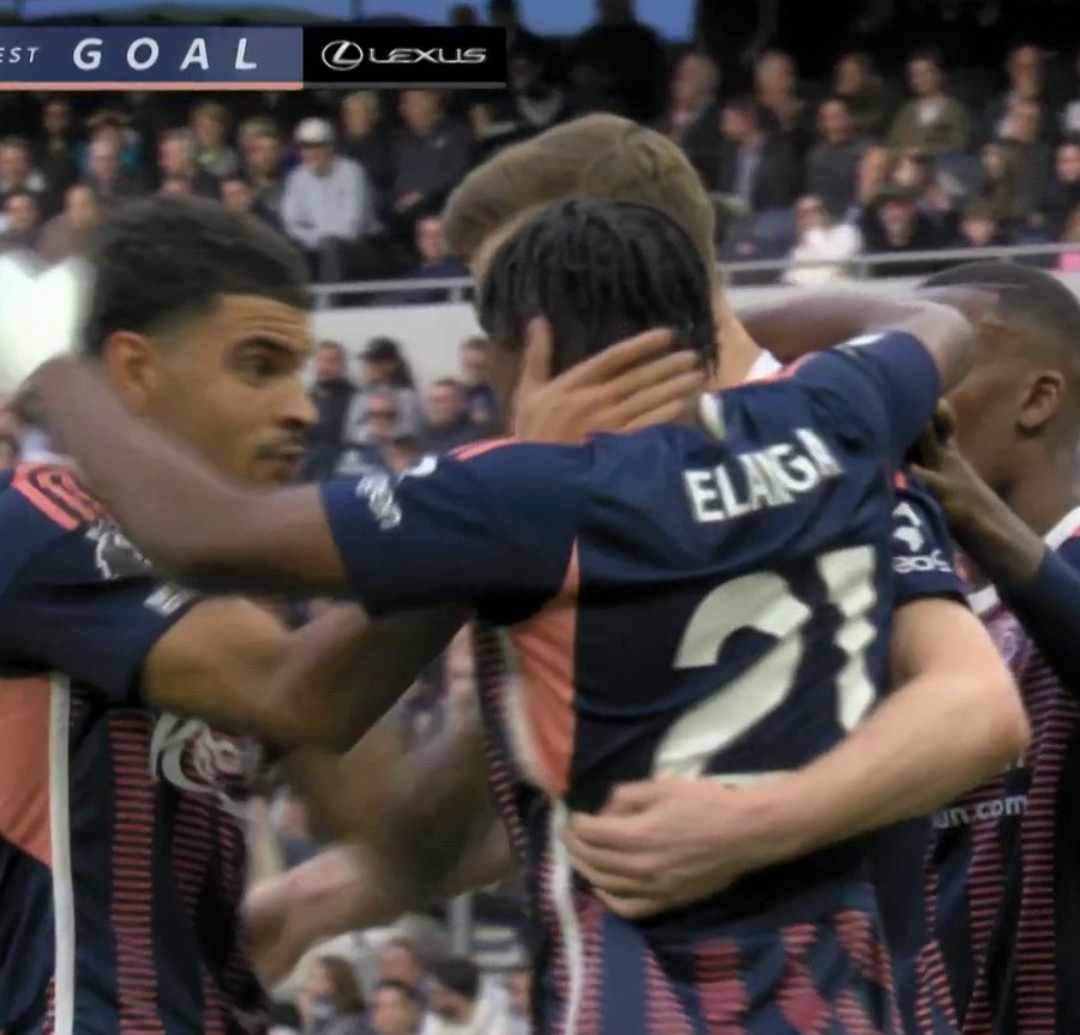 Video: Chris Wood scores to make it 1-1 against Tottenham