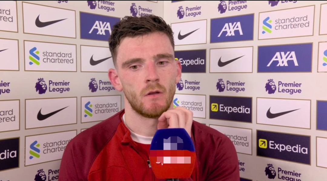 Andy Robertson points fingers at teammates after shock Palace defeat