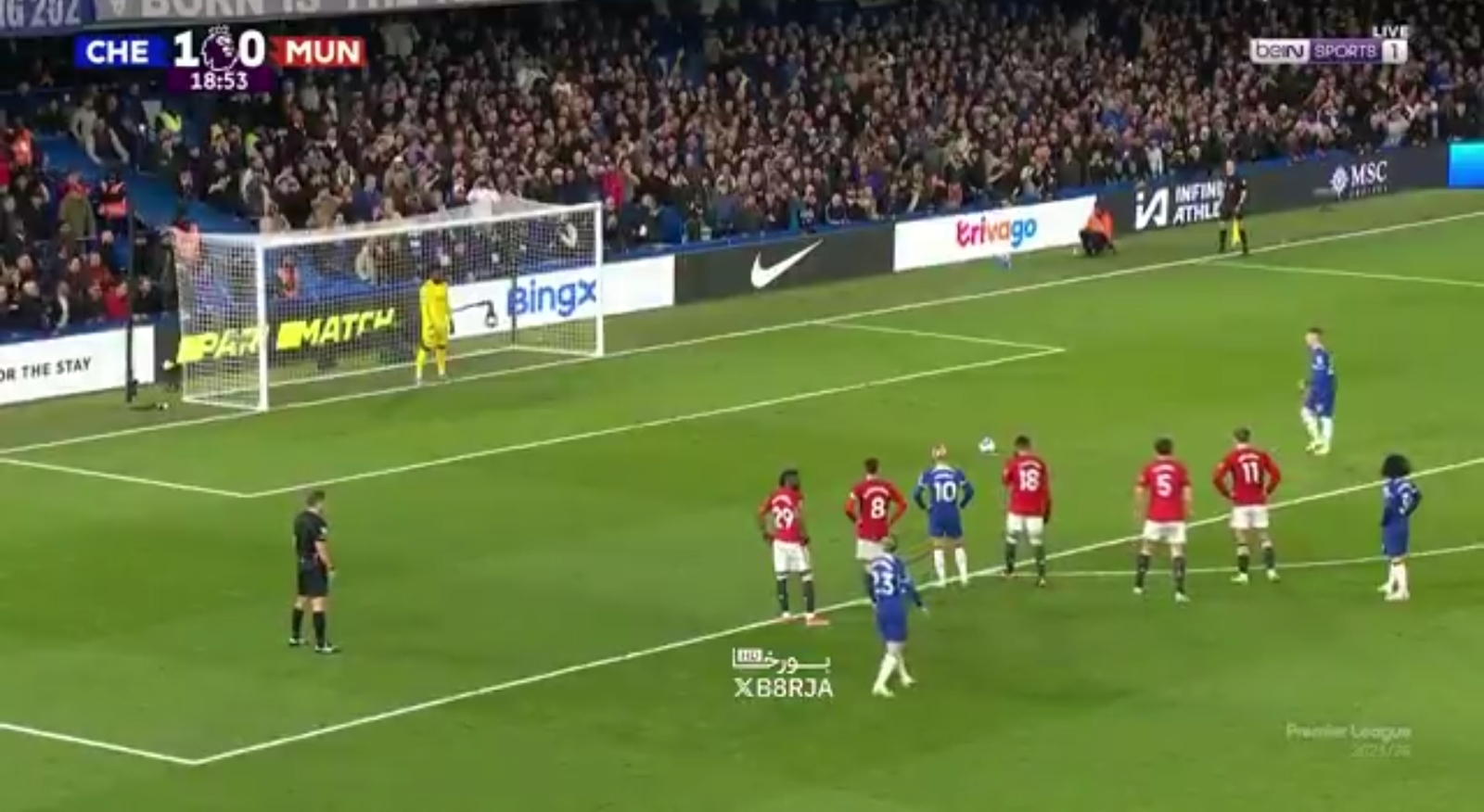 Watch: Cole Palmer converts from the spot to put Chelsea 2-0 up against Manchester United