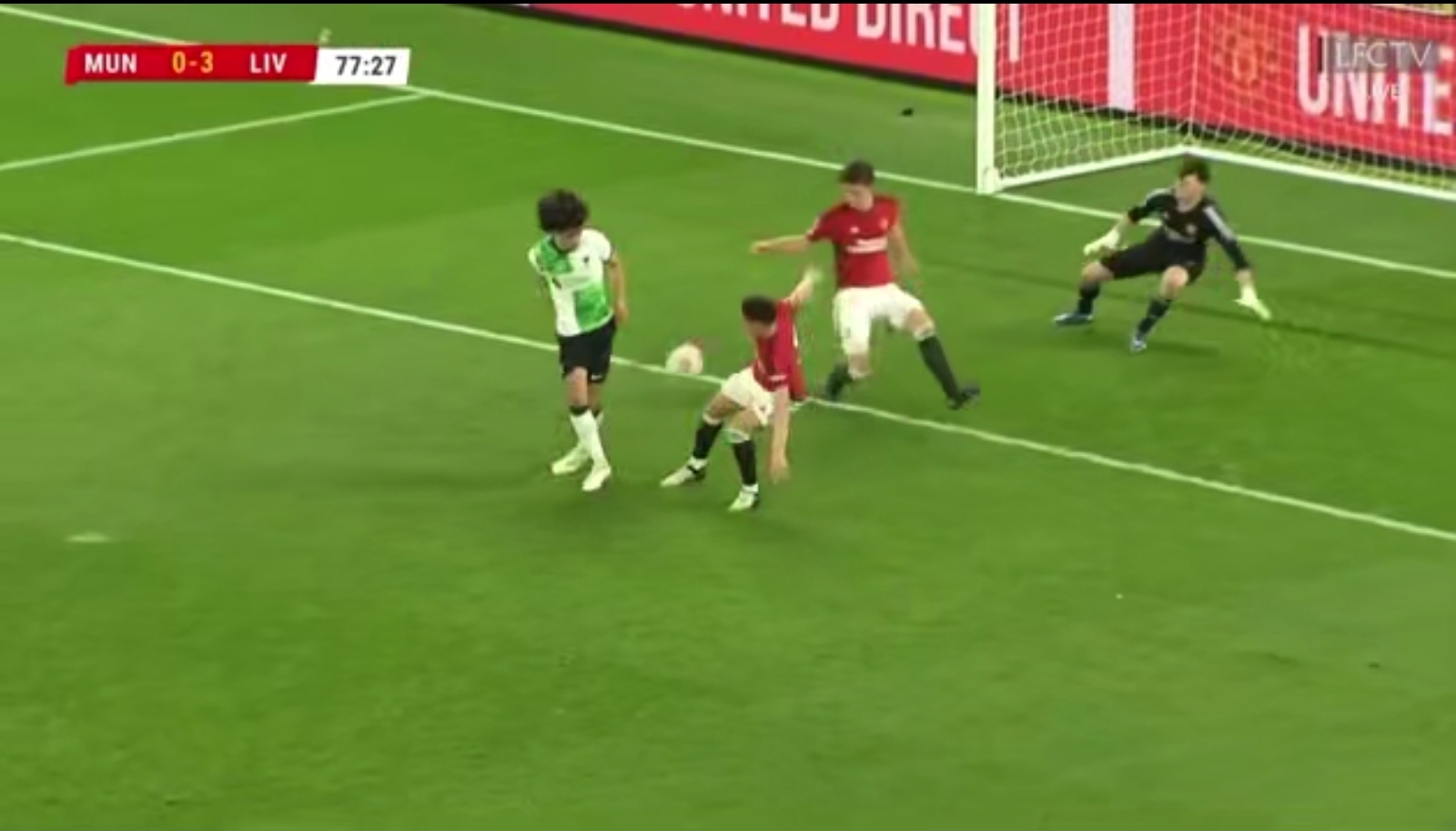 Video: Liverpool sensation Jayden Danns scores outrageous goal for U21’s team against Manchester United