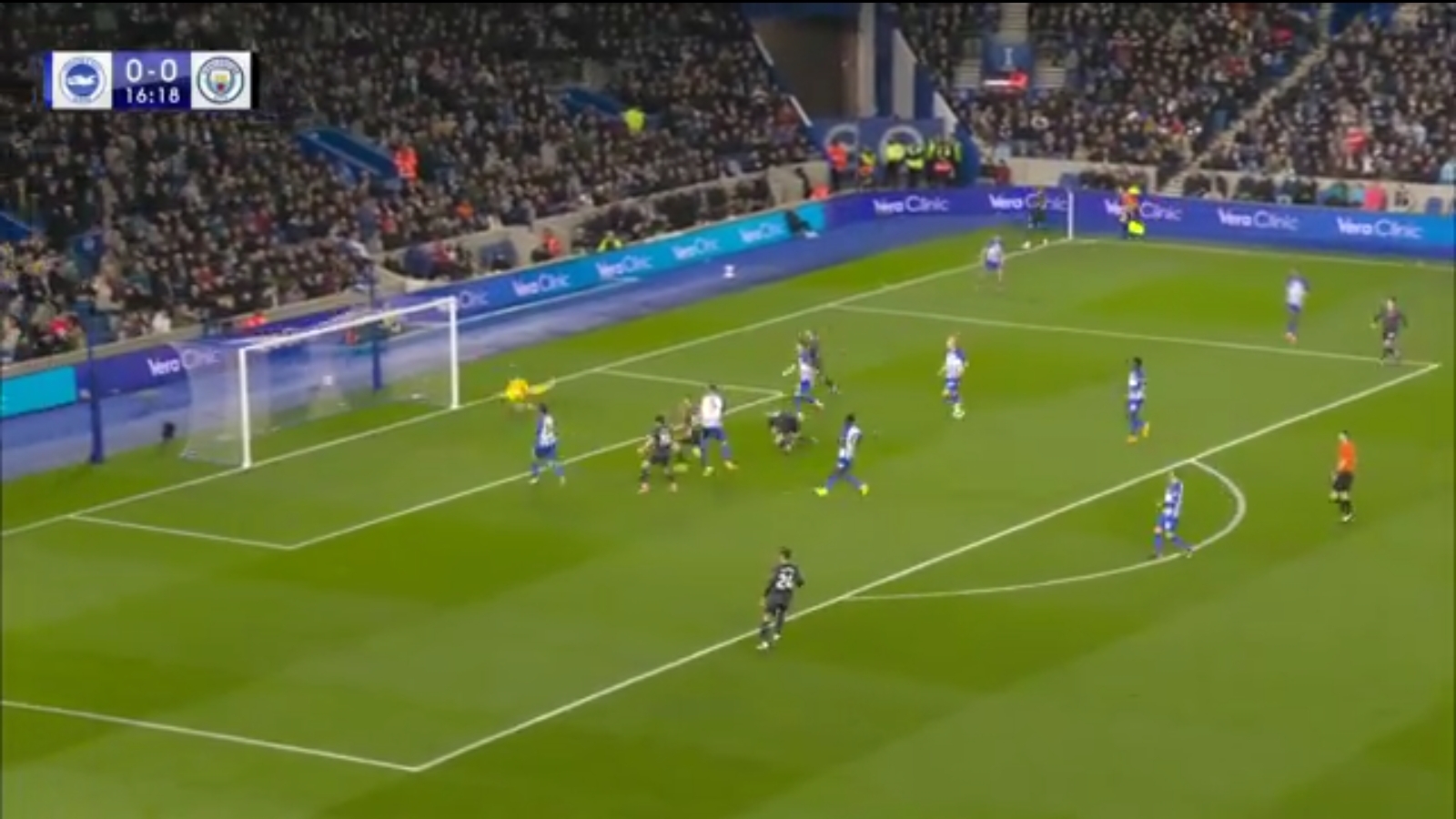 Video: De Bruyne puts Manchester City in the lead with a Van-Persie esque diving header