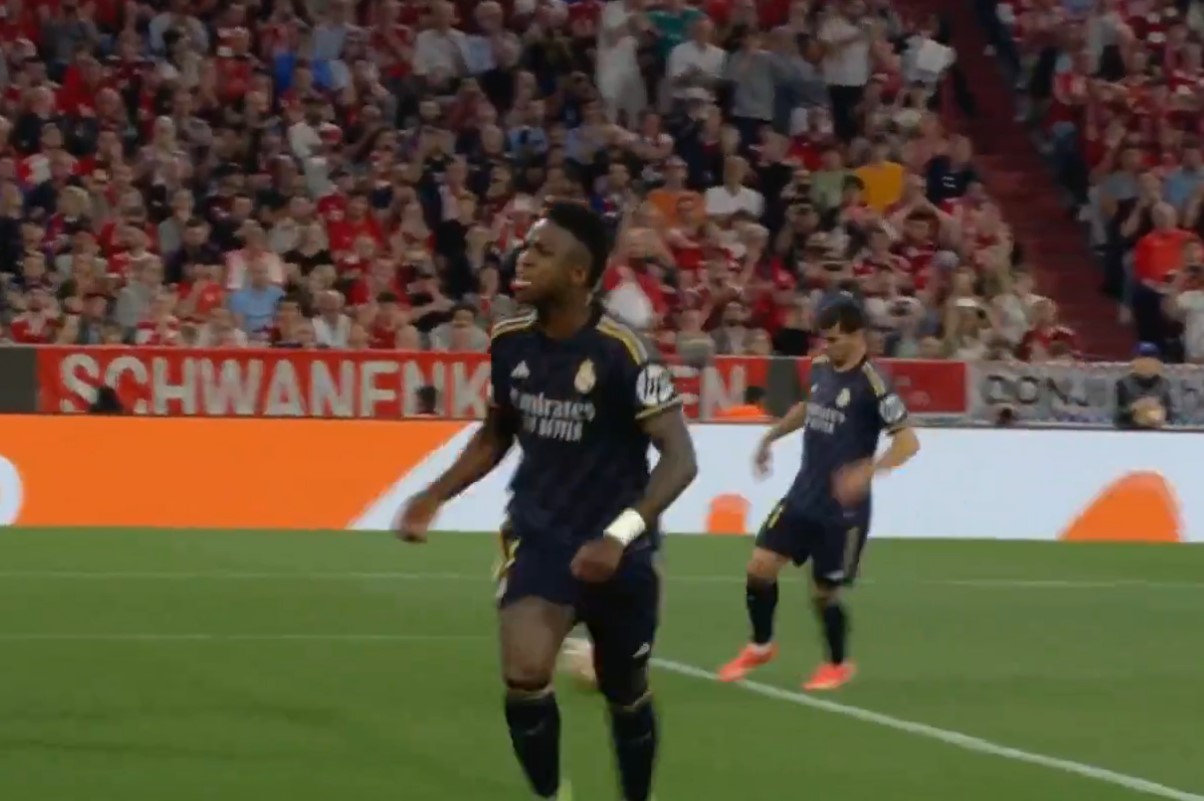Video: Vinicius Junior steps up again for Real Madrid in the Champions League