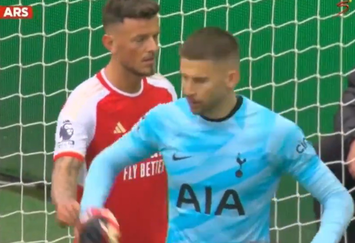 Video: Arsenal fans will love what Ben White did to Vicario for Gunners’ first goal