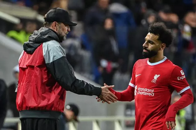 atalanta liverpool klopp and salah