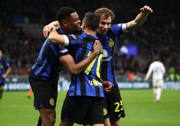 Inter Milan Serie A Man United Denzel Dumfries