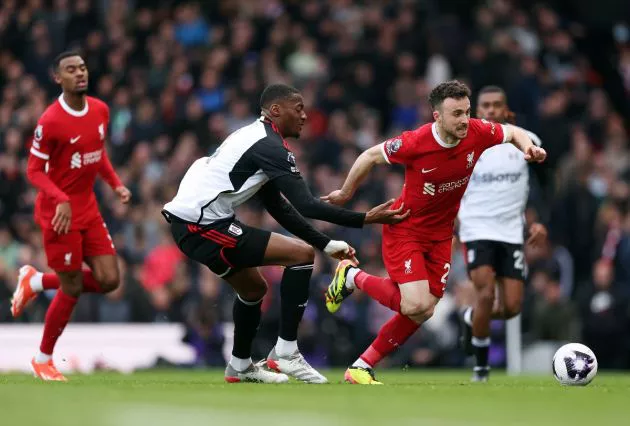 fulham liverpool Tosin Adarabioyo Diogo Jota