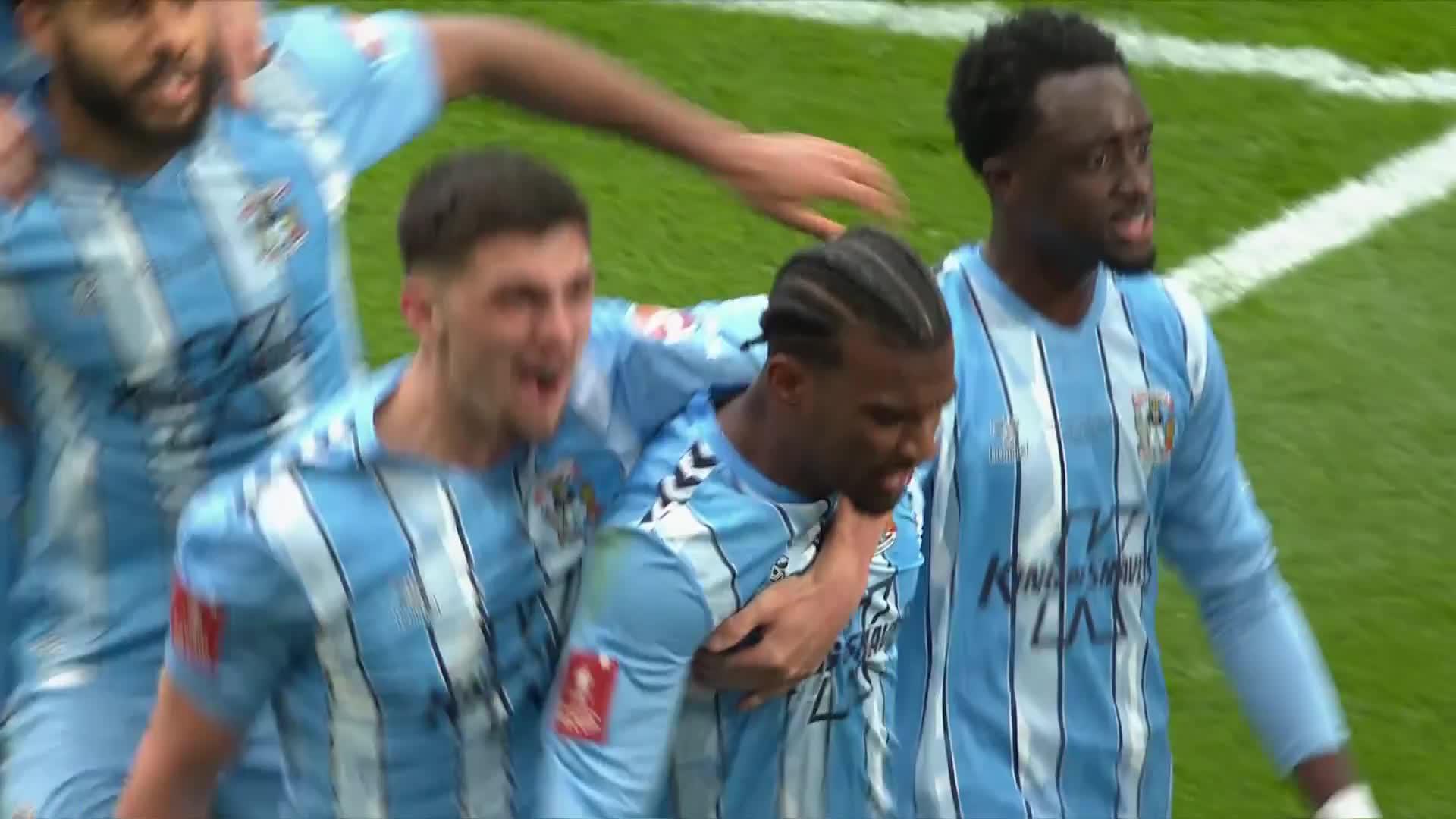 Video: Unbelievable scenes as Coventry complete stunning comeback to take the game to extra time
