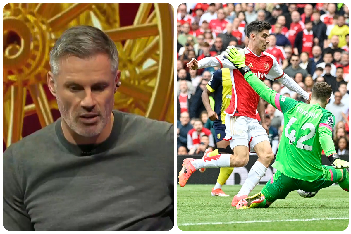 Jamie Carragher “couldn’t quite understand” Kai Havertz penalty debate in Arsenal win