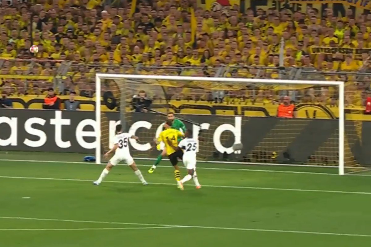 Video: English referee denies Borussia Dortmund clear penalty vs PSG