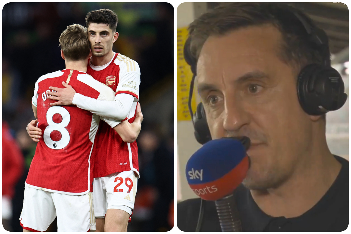 Gary Neville says key Arsenal star is “similar” to Liverpool legend