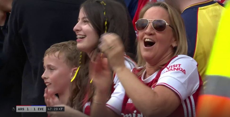 Watch: The moment Arsenal fans inside Emirates got fooled by a rumour of a West Ham equaliser