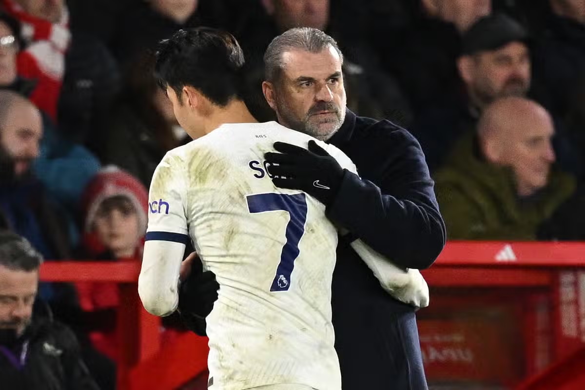 Son Heung-min Ange Postecoglou Tottenham