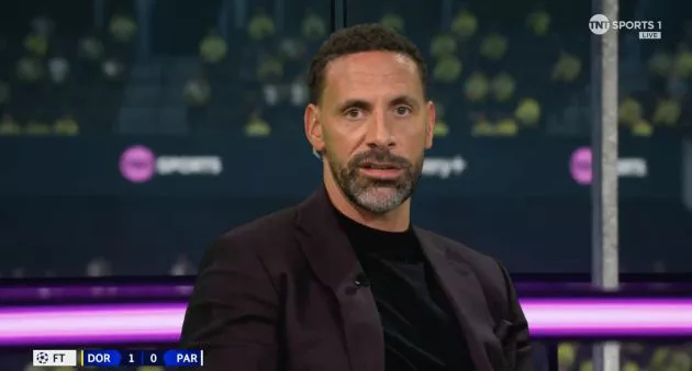 Rio Ferdinand discusses Jadon Sancho on TNT Sports.