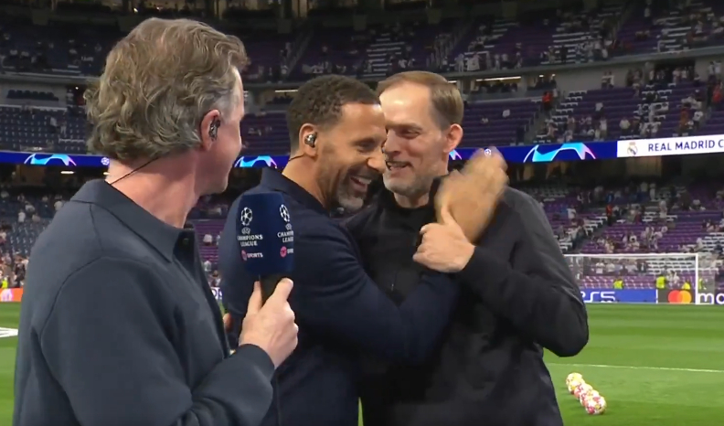 Video: “That was the final part of the talk” – Relaxed Thomas Tuchel enjoys Rio Ferdinand Man United hint