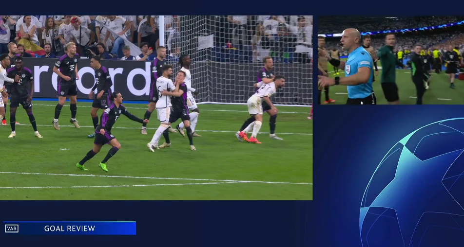 Video: Real Madrid denied an equaliser after VAR review penalises Nacho