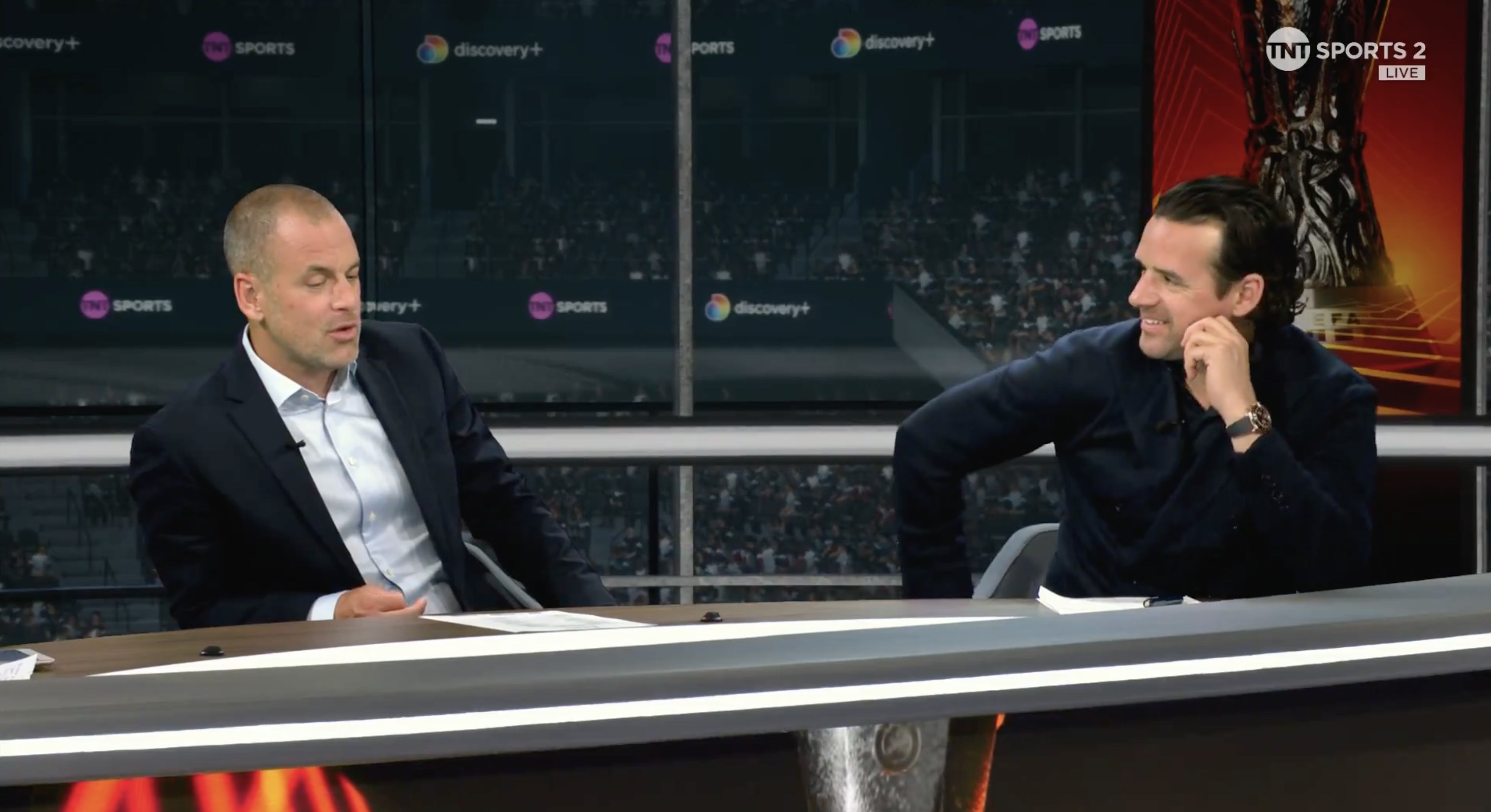 Video: Owen Hargreaves jokes Xabi Alonso should retire if he completes unbeaten treble