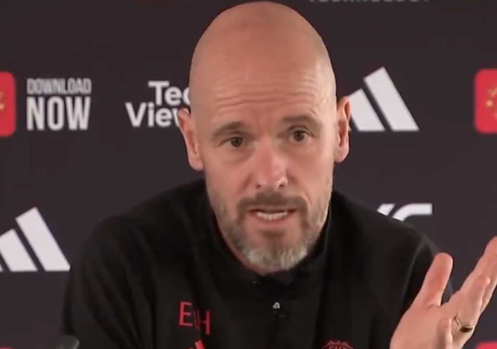 Video: “Very happy with Mason” – Ten Hag brushes off reporter’s Declan Rice remark