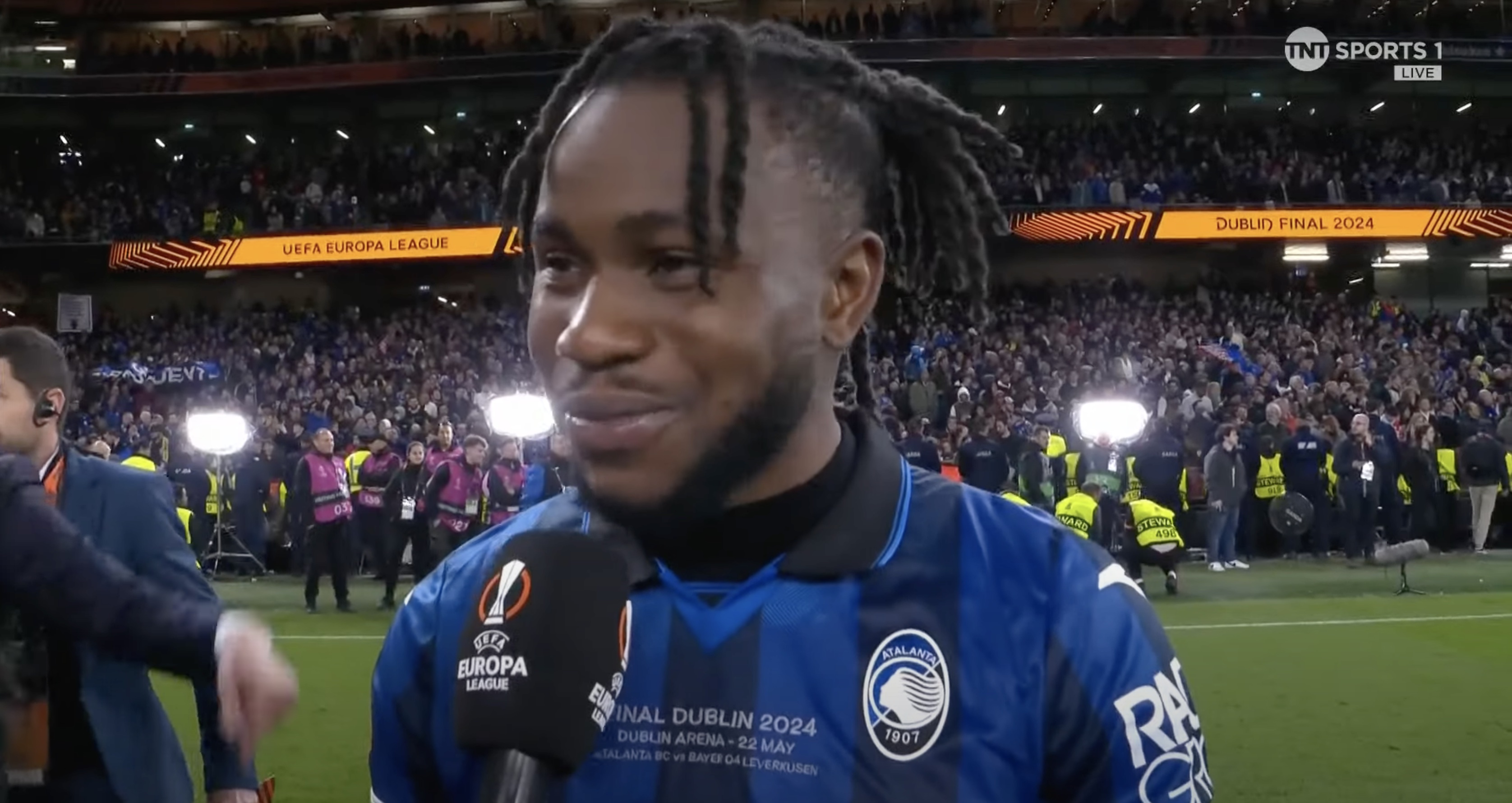 Video: “Best night of my life” – Ademola Lookman reacts to match winning Europa League final performance