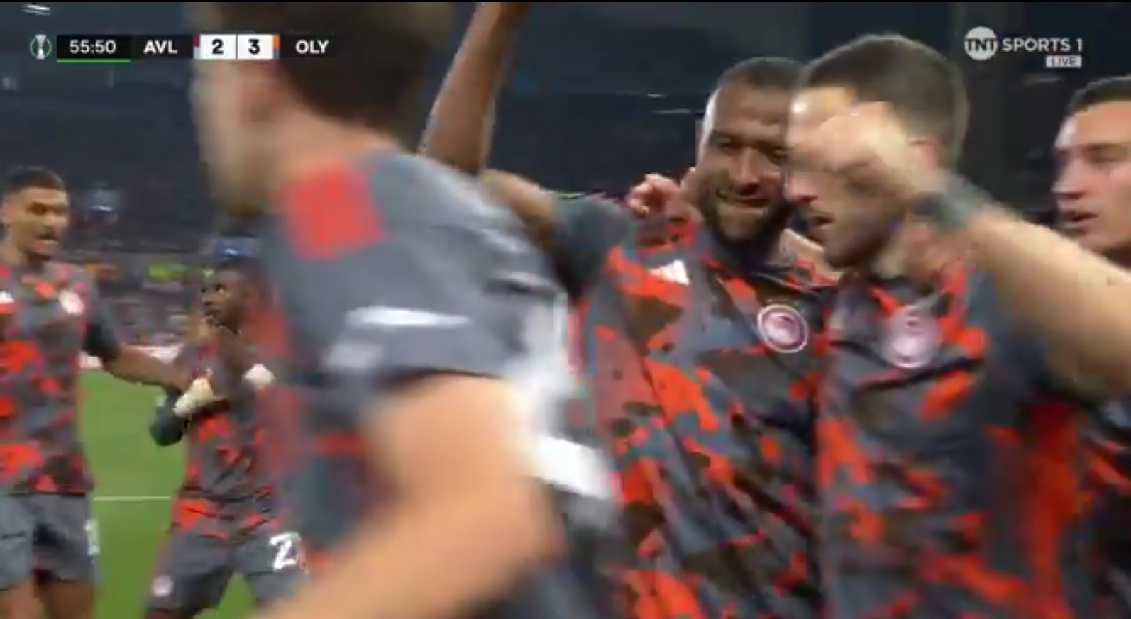 Video: Ayoub El Kaabi completes stunning hat-trick for Olympiacos against Aston Villa