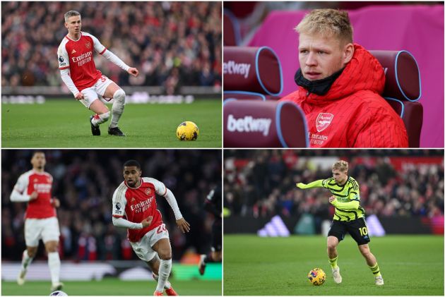 arsenal zinchenko ramsdale smith rowe nelson