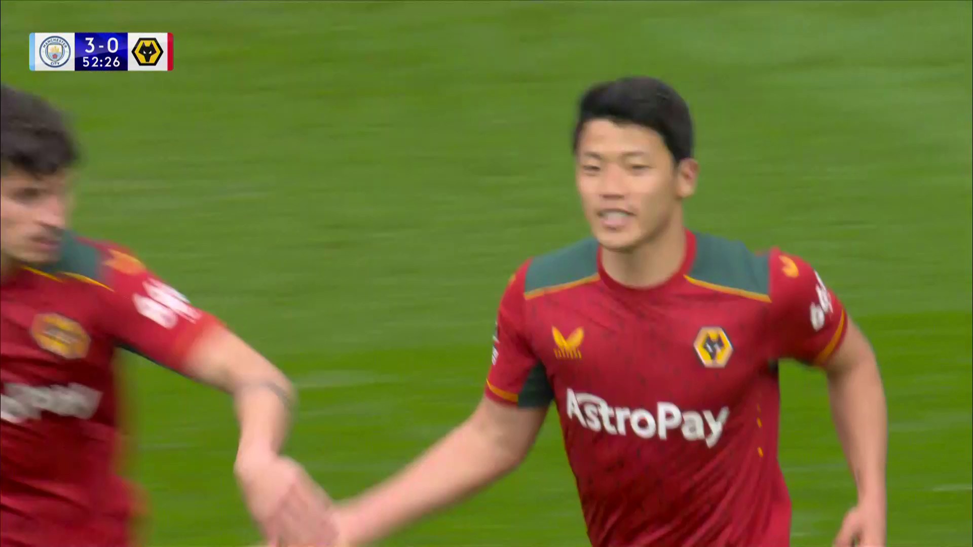 Video: Wolves pull one back early in the second half through Hwang Hee-chan