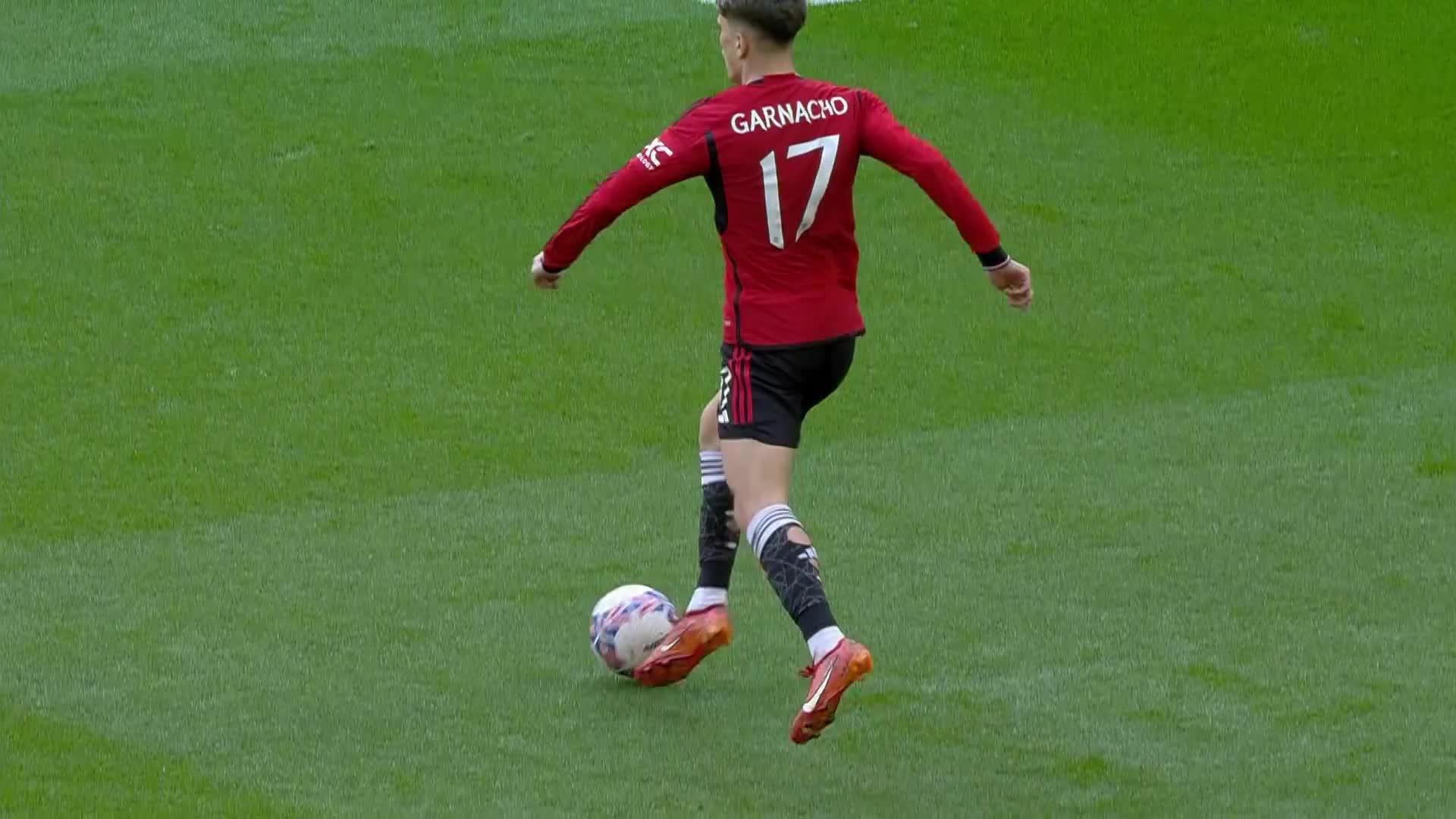 Watch: New angle shows just how outrageous Bruno Fernandes’ no-look assist for Mainoo was