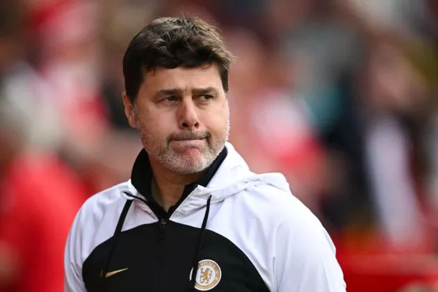 Mauricio Pochettino photographed during Chelsea's Premier League match against Nottingham Forest on May 11, 2024.