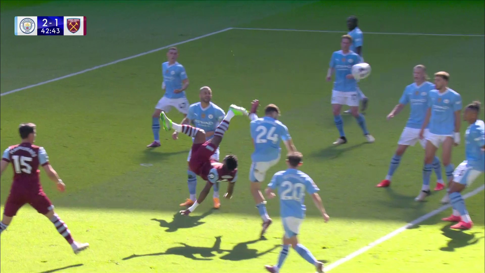 Watch: Overhead kick stunner! Kudus with a goal of the season contender to pull one back for West Ham