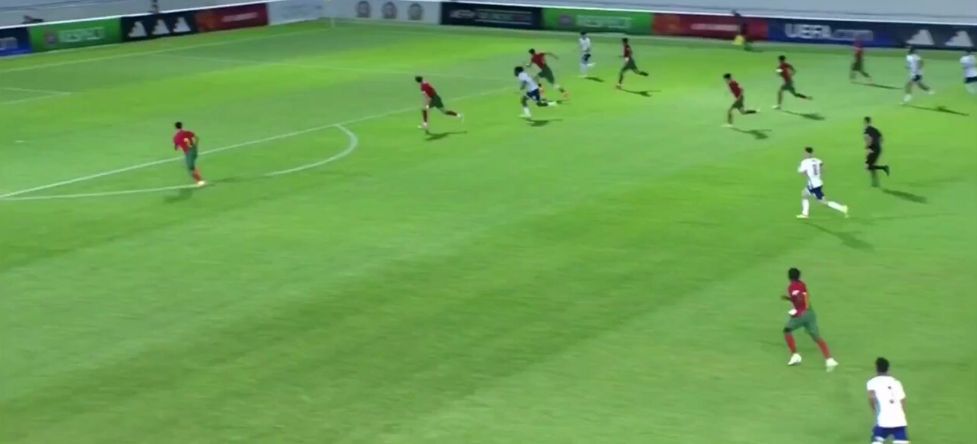 Video: Tottenham starlet Mikey Moore scores his 3rd goal in 2 games with a fine finish against Portugal U17s