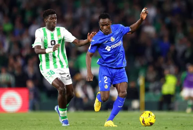 real betis getafe assane diao