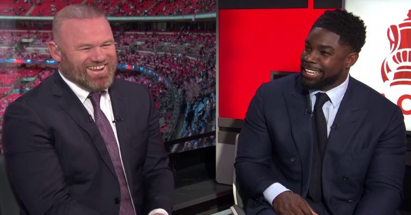 Video: Wayne Rooney leaves studio in stitches with brutal Micah ...