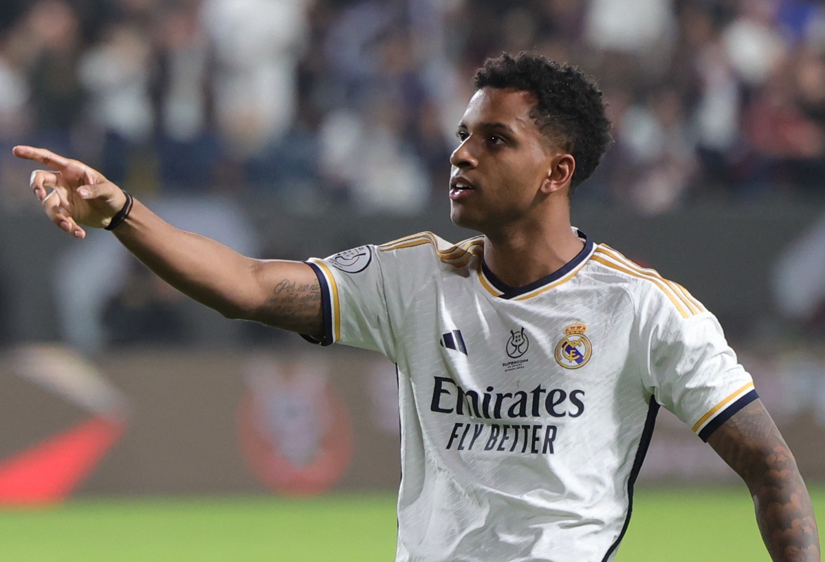 Real Madrid's Rodrygo has been linked to Liverpool and Man City