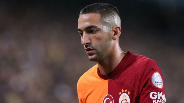 Hakim Ziyech in action for Galatasaray