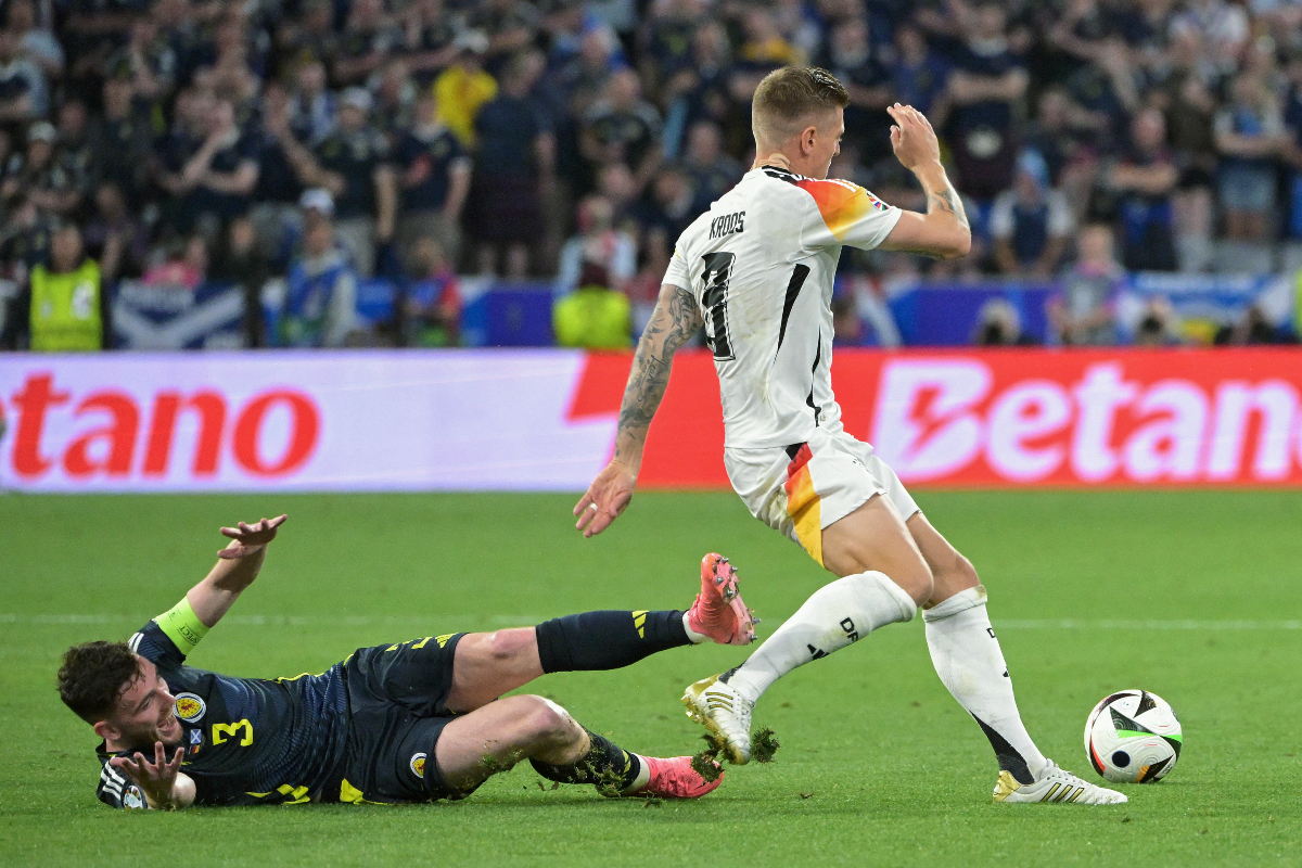 Germany's Toni Kroos has been sensational vs Scotland 
