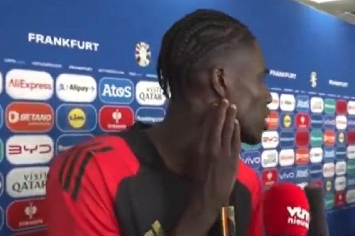 Video: Amadou Onana snaps at reporter for mixing him up with Manchester United star