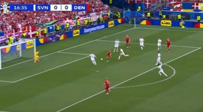 Video: Christian Eriksen launches Denmark ahead in Euro clash