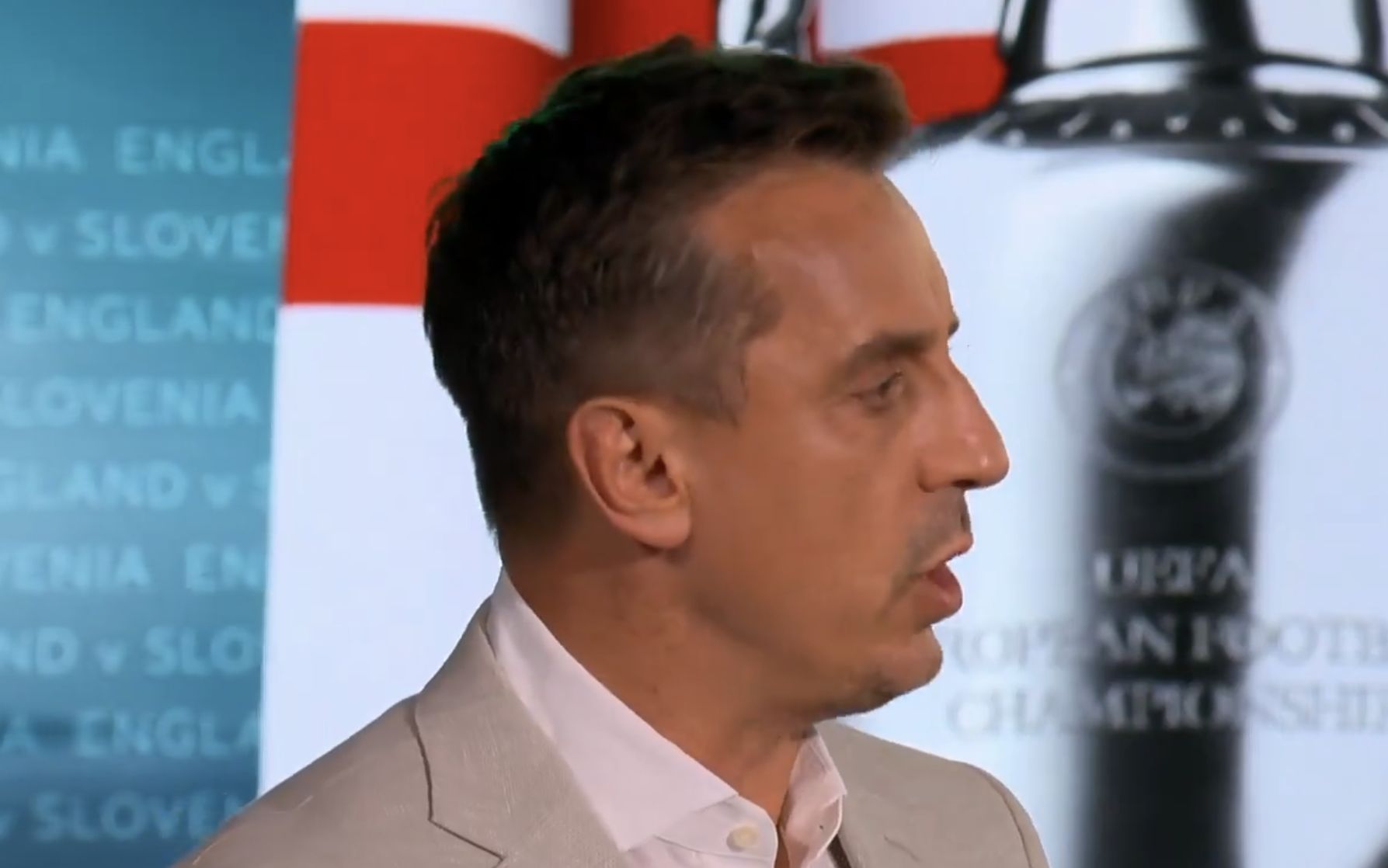 Video: Gary Neville labels England “basic” and calls their situation “sad”