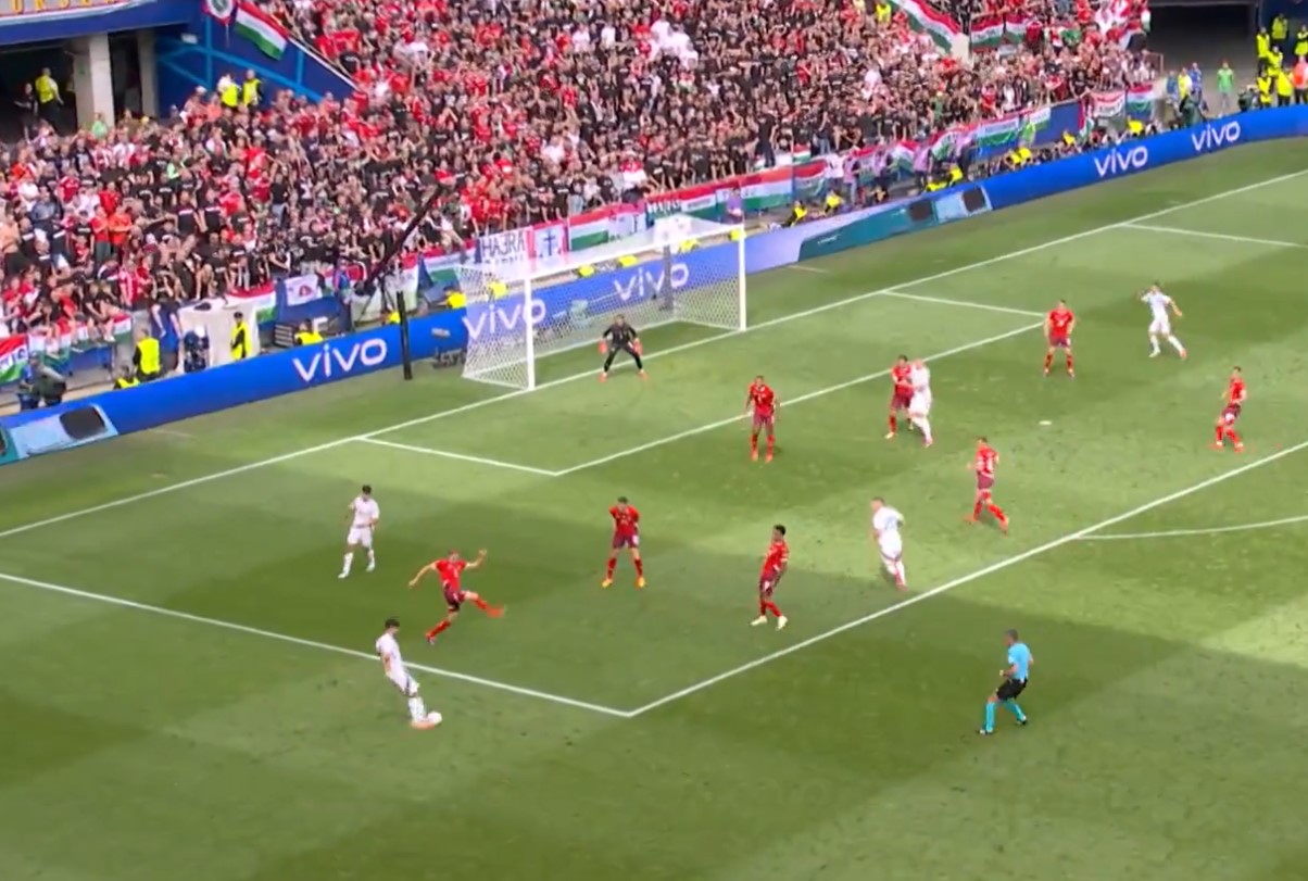 Video: Liverpool’s Dominik Szoboszlai assists diving header in Hungary defeat