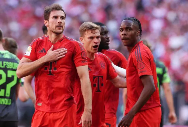 bayern munich leon goretzka joshua kimmich mathys tel