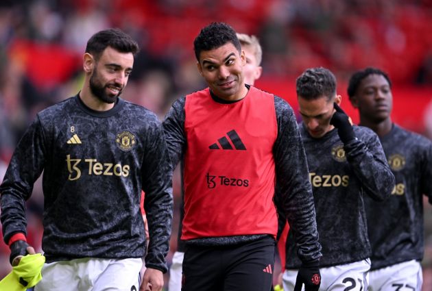 manchester united fc bruno fernandes casemiro antony mainoo