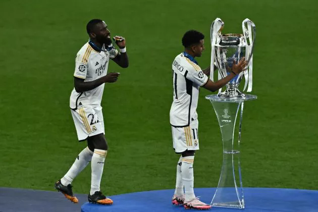 real madrid ucl trophy rudiger rodrygo