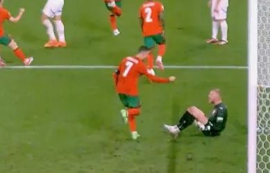 Watch: Ronaldo displays poor sportsmanship, mocks Czech keeper after Portugal’s winner
