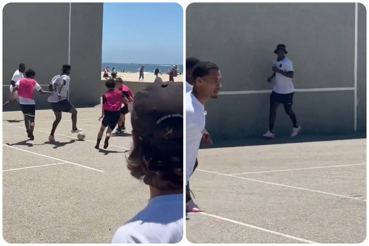 Video: Fans will love what Man United star did to civilians during his USA holiday