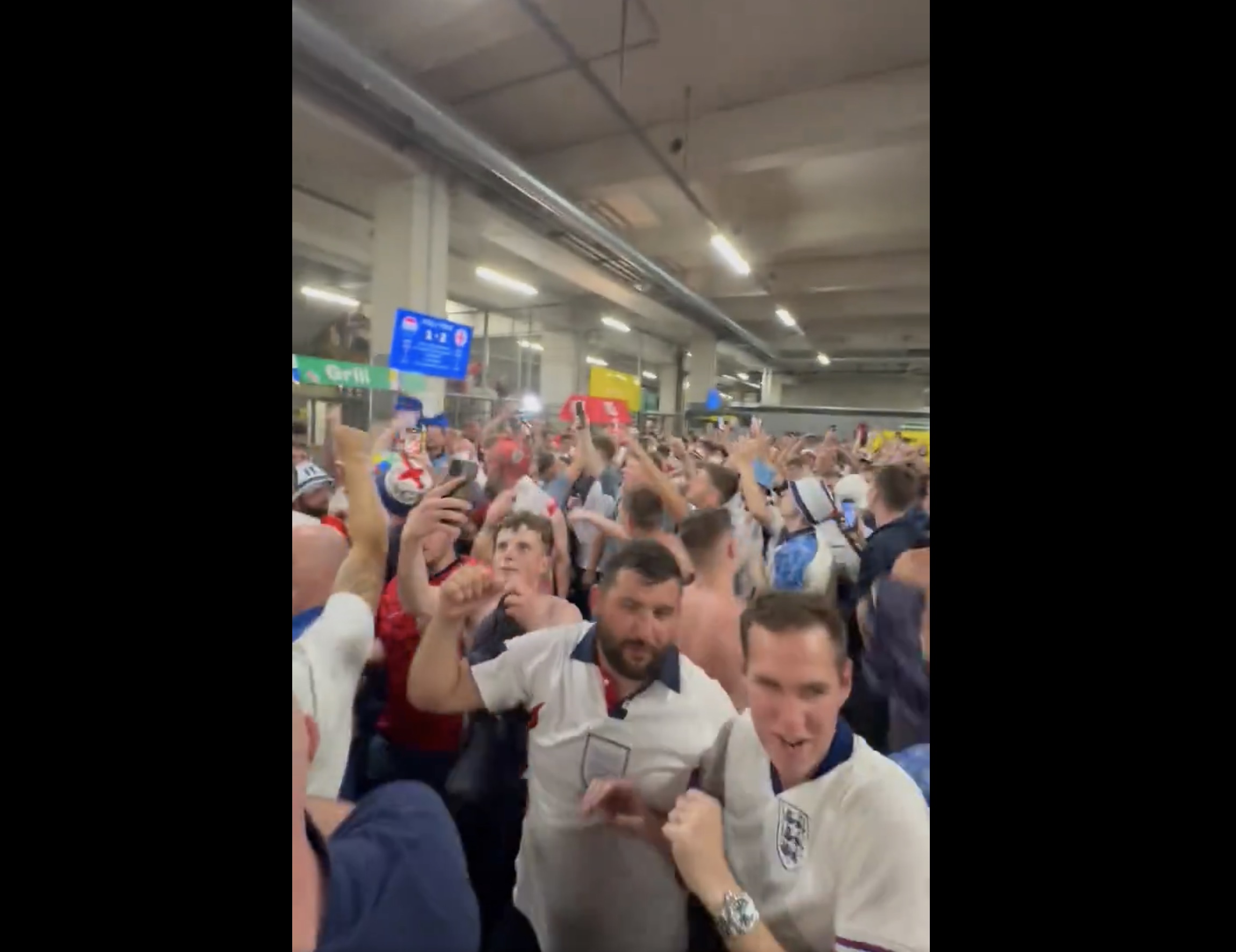 (Video) “We’re not going home” – England fans celebrate last gasp win over the Netherlands