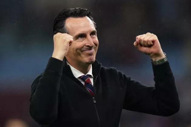 Unai Emery Aston Villa