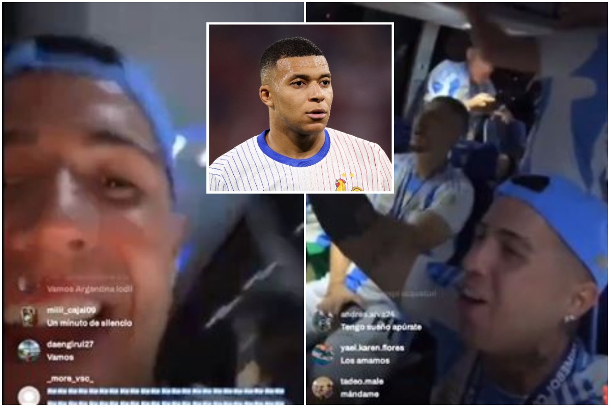 Chelsea star among Argentina players appearing to sing racist chant mocking Kylian Mbappe & France teammates