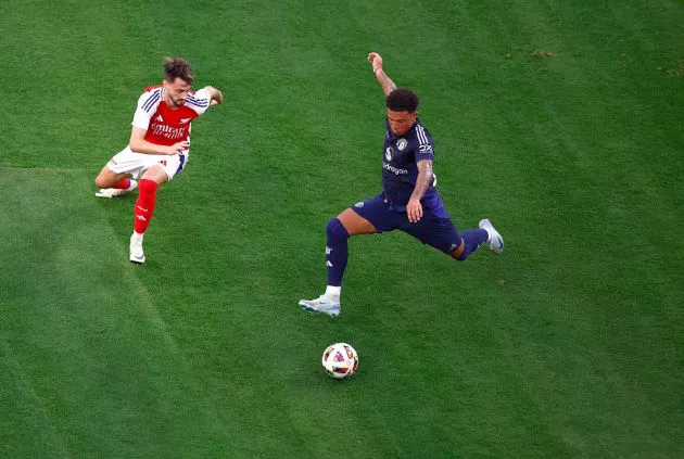 arsenal vs united friendly vieira sancho