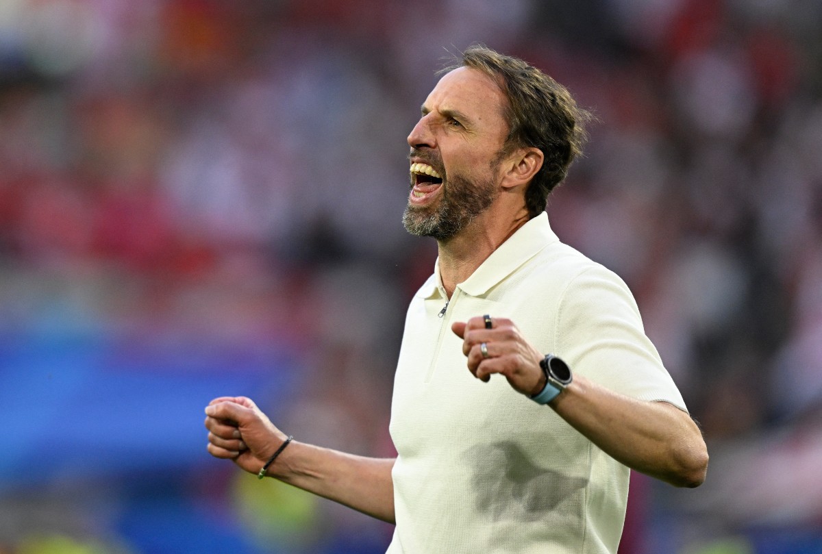 (Video) Gareth Southgate hyped in full time celebrations as England reach Euro 2024 final